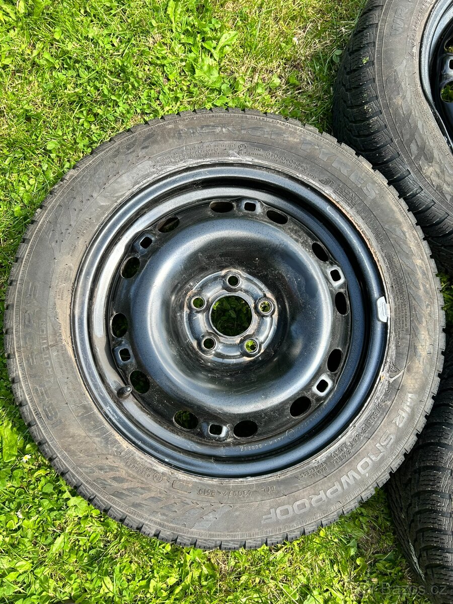 Zimní pneu 185/60 R15 + disk 6Jx15 ET38 5x100 - 2