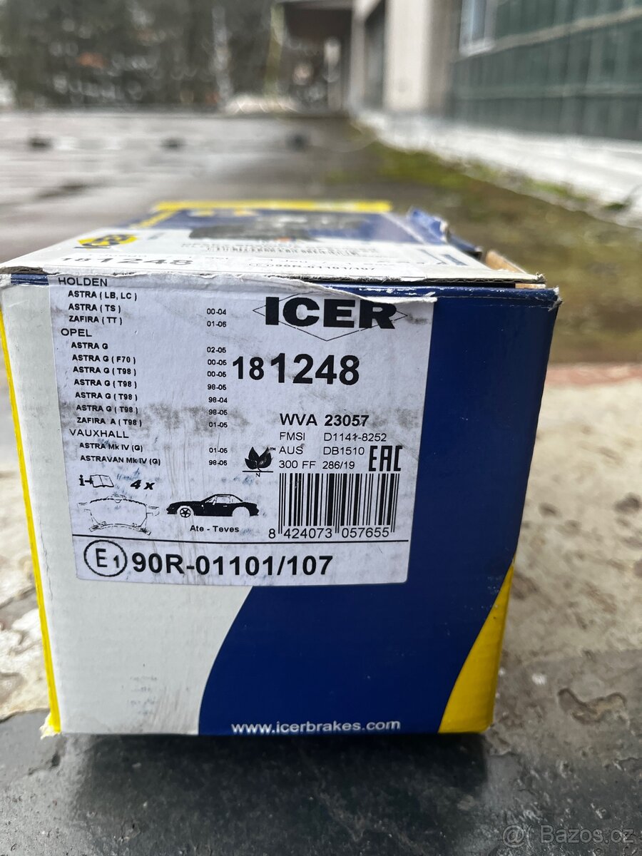 Přední brzdové destičky Opel - 2