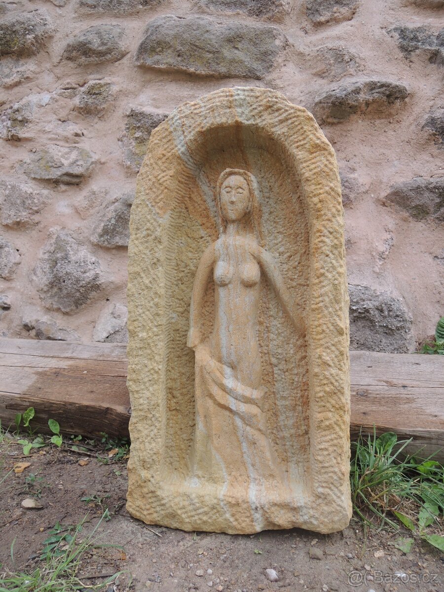 Víly a další motivy do zahrad - pískovec - 2