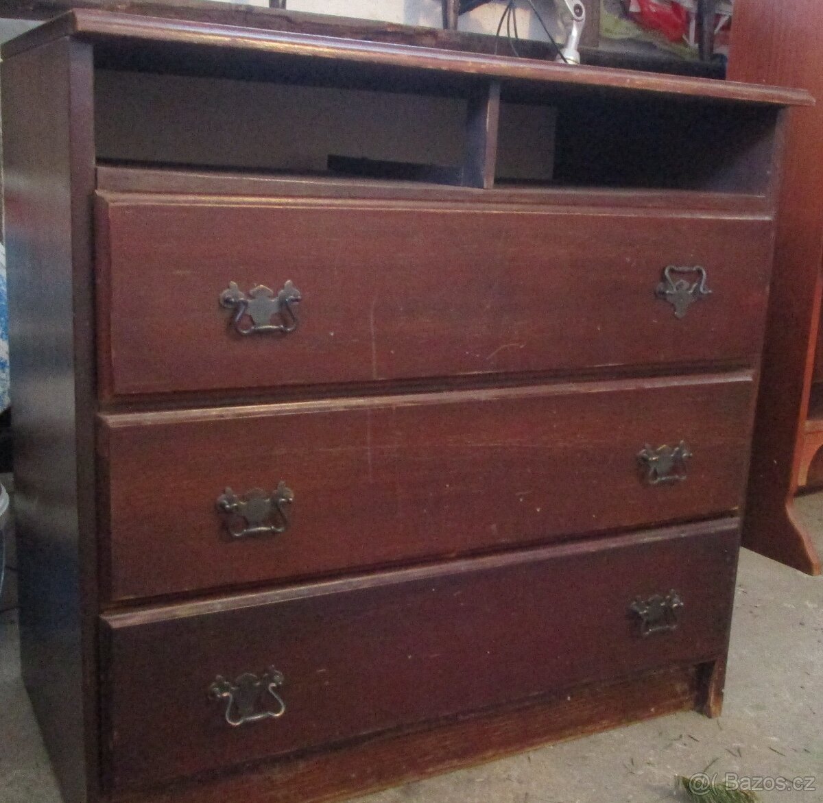 starožitná komoda + skříňka - 2