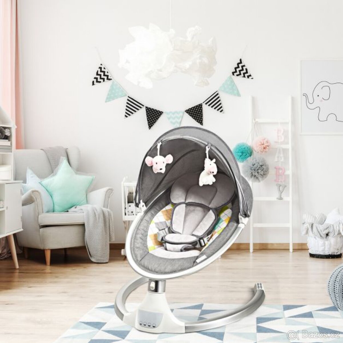 Dětské elektrické houpatko - NOVÉ - 2