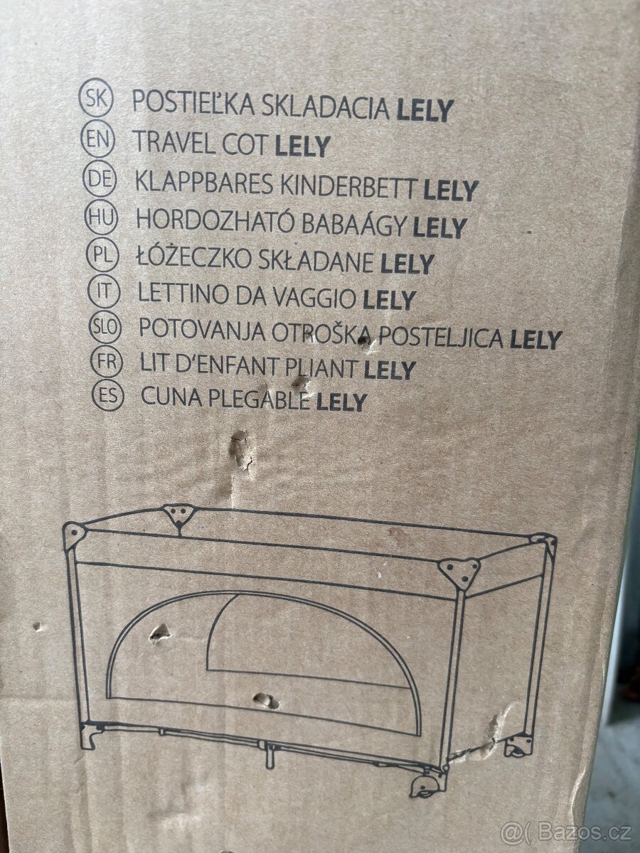 Cestovní postýlka s matrací - 2