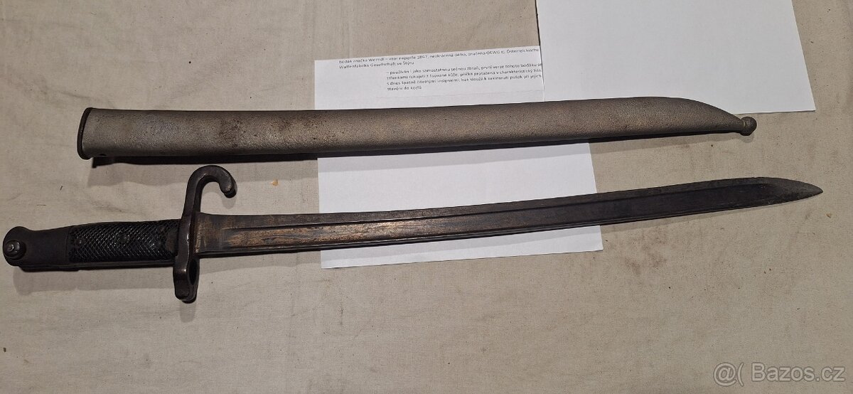 Bodák + pochva Werndl - 2