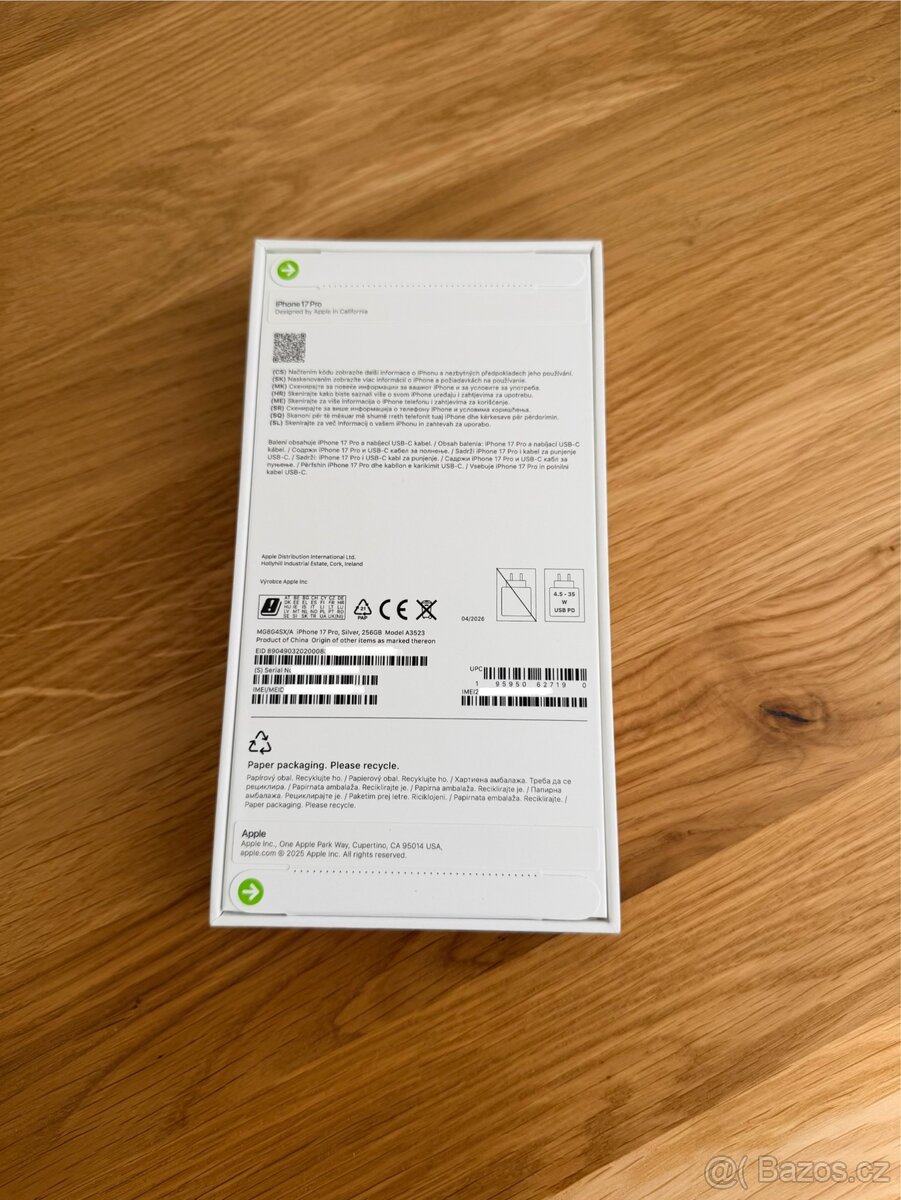 iPhone 17 Pro 256GB Silver Nový CZ distribuce - 2