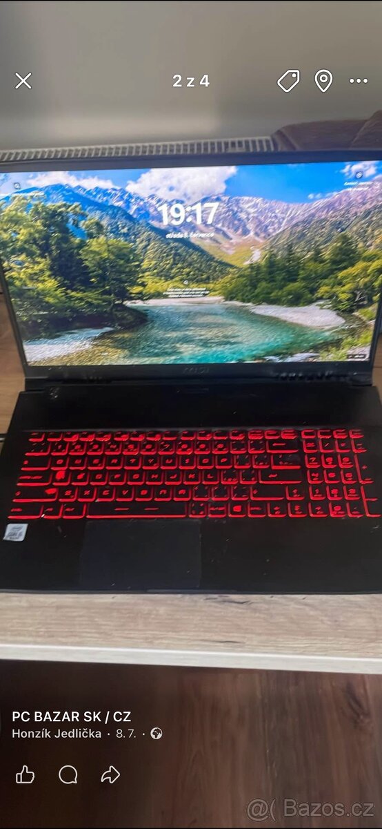 Notebook msi 2tb - 2