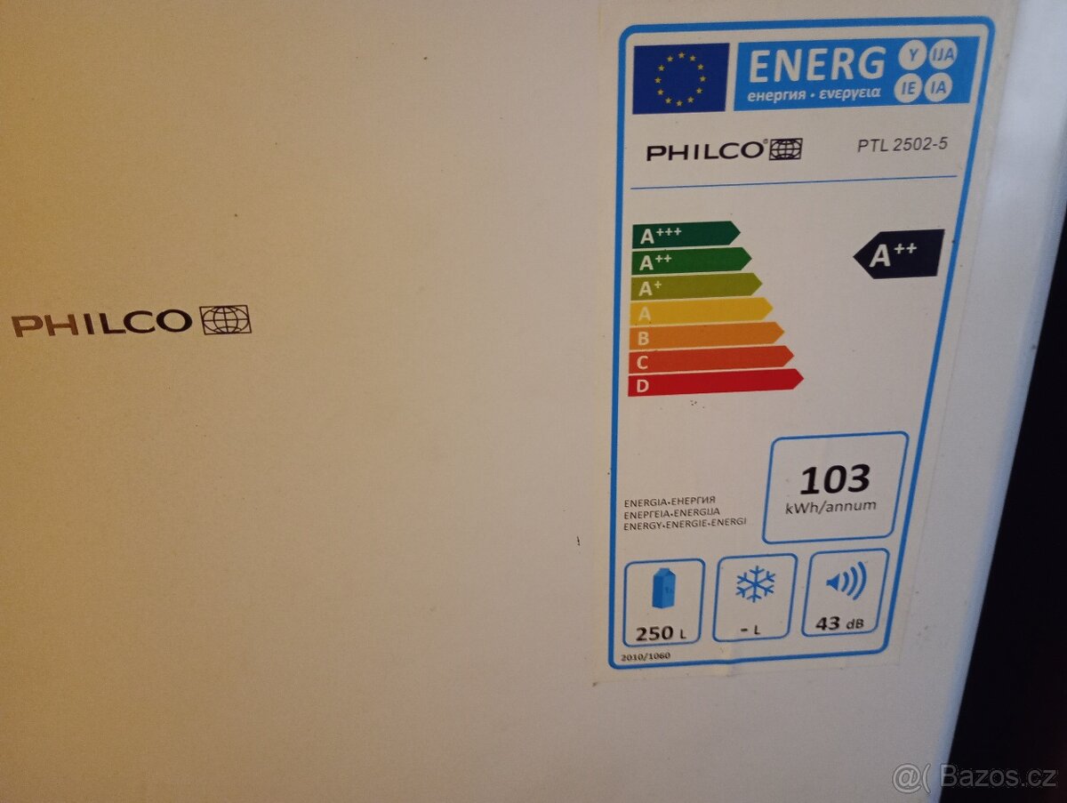 Lednička Philco 250 litrů - 2