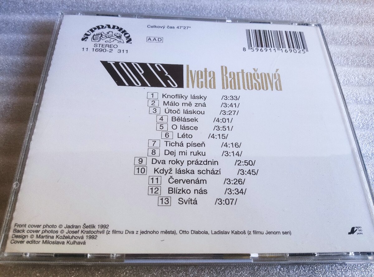 Cd - Iveta Bartošová - Top 13 - 2