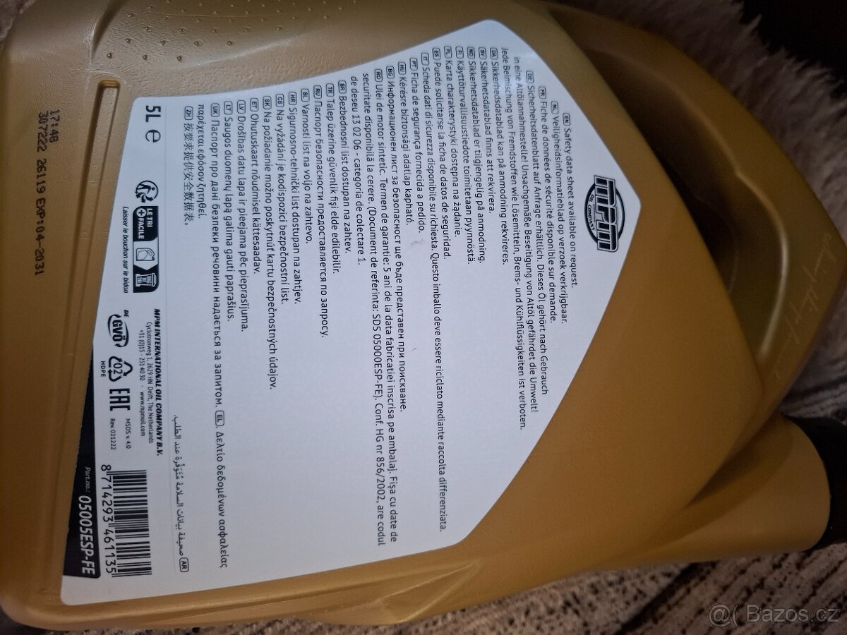5L oleje 0w20 mpm esp fe - 2
