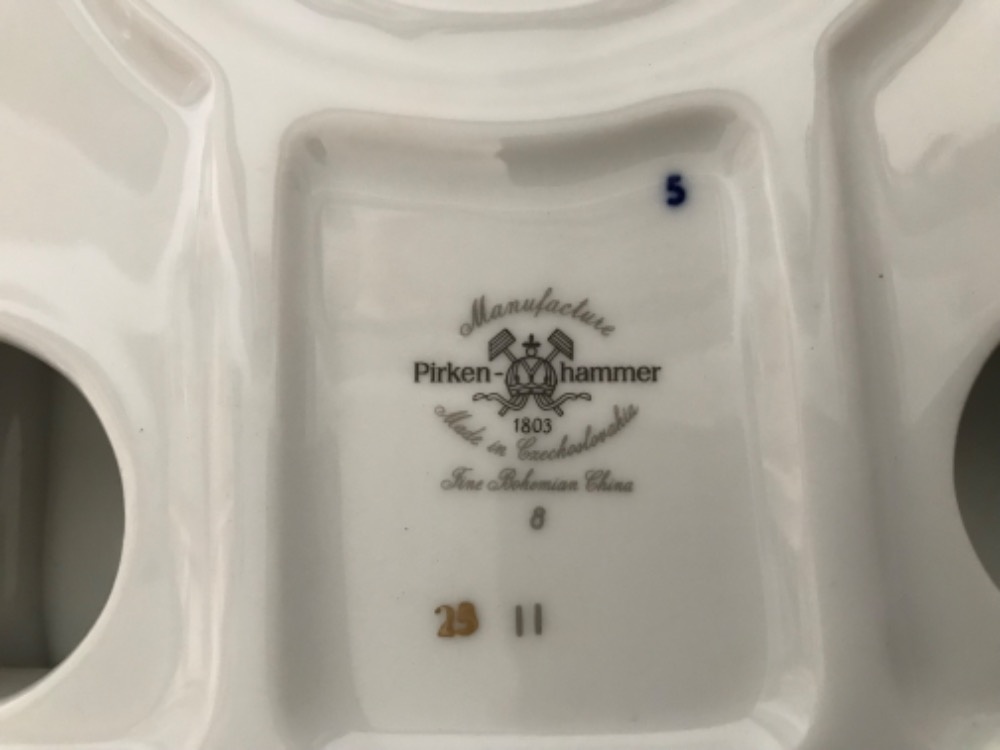 Hodiny porcelánové - 2