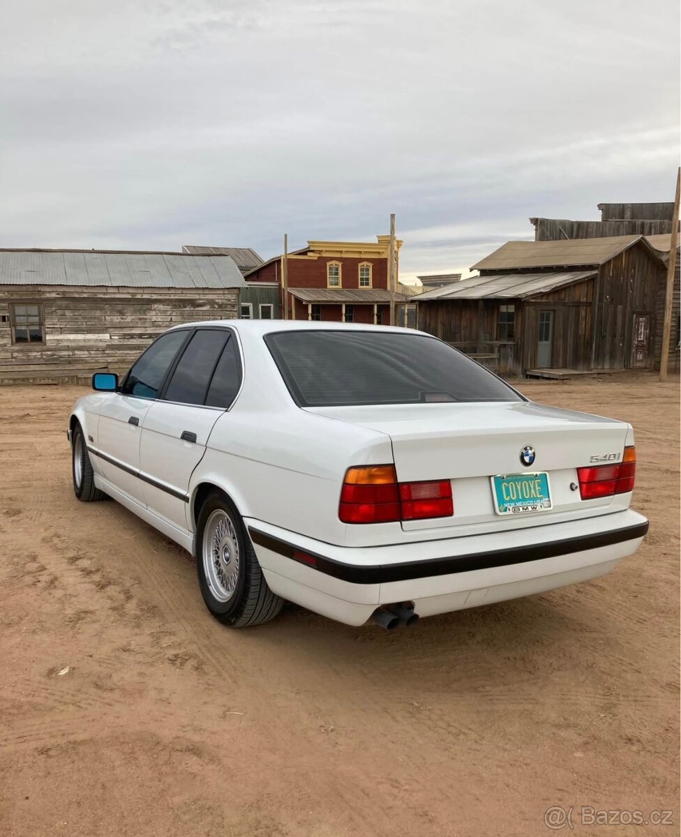 BMW 540i e34 MANUÁL VŠE PŮVODNÍ STAV ORIGINÁL LAK TOP - 2