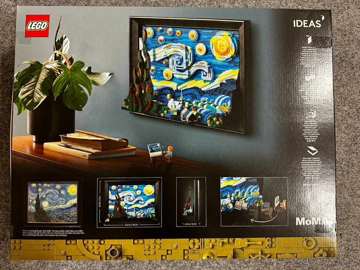 Lego Ideas 21333 Vincent van Gogh Stary Night / Hvězdná noc - 2