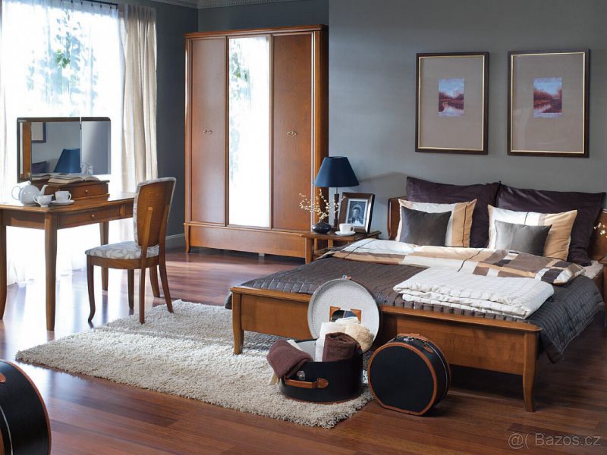 POSTEL BlackRedWhite160 Cm včetně roštu + matrace Ikea. - 2