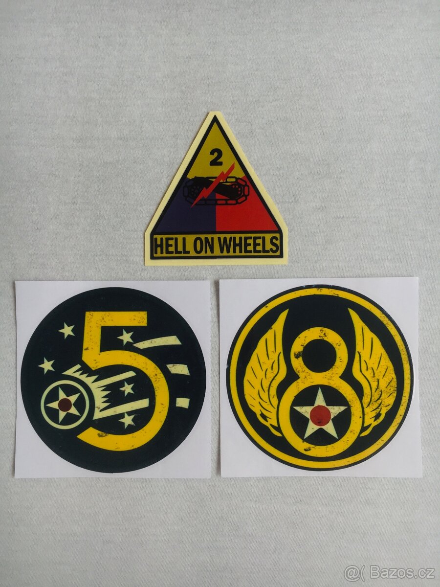 Nášivky/Nálepky US WW2 - 2