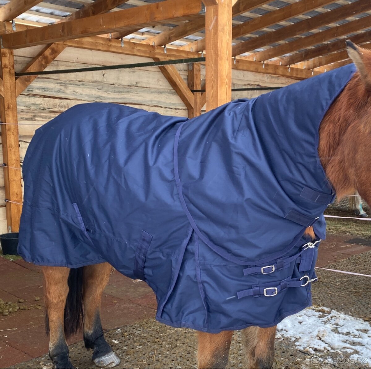 Deka výběhová HKM Kombi 2 Clip in System s odním. krkem - 2