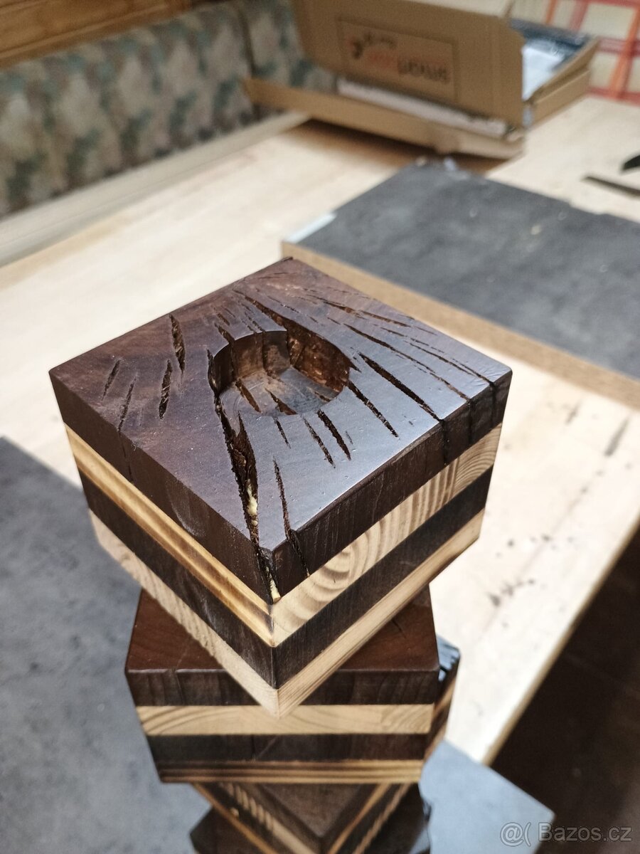 Ručně vyráběné podstavce na svíčky - 2