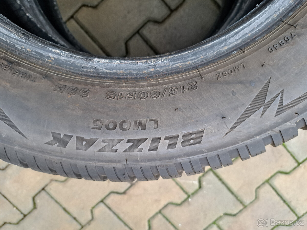 215/60R16 zimní pneu - 2