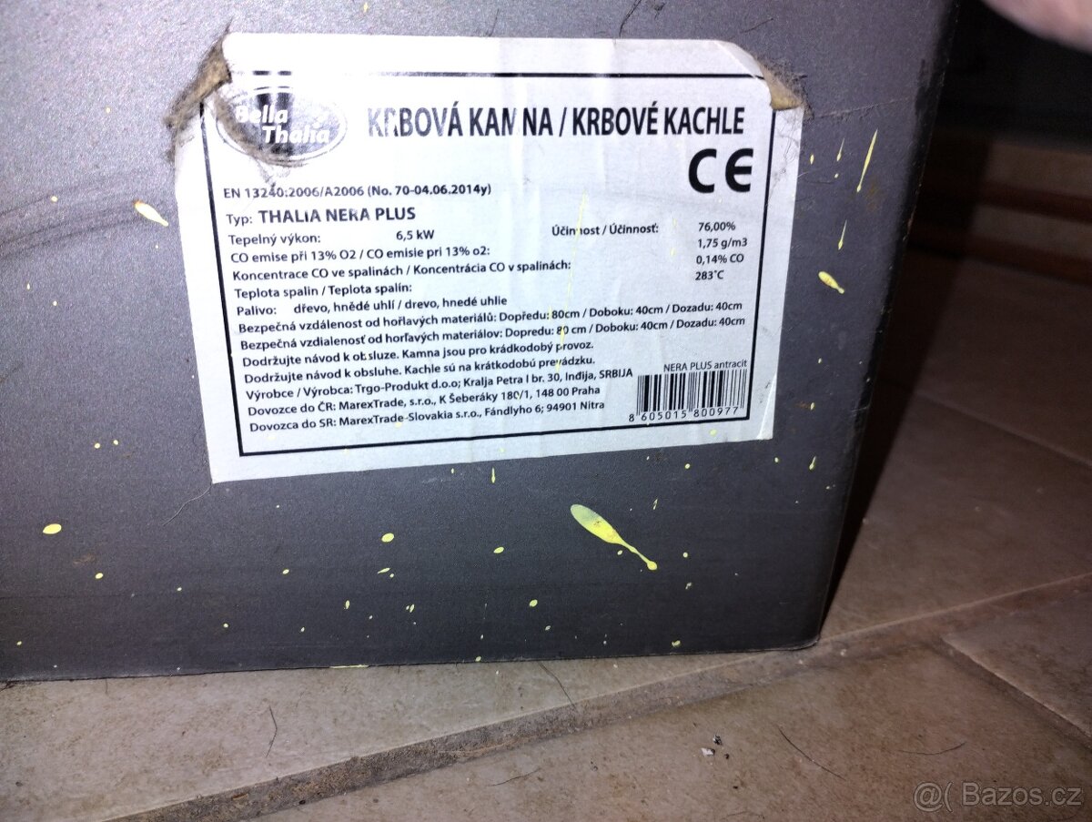 Prodám krbové kamna - 2