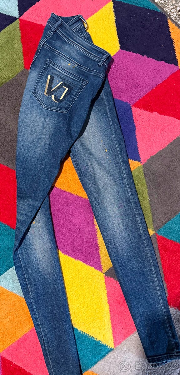 VERSACE PUSH-UP LUXUSNÍ DÁMSKÉ DŽÍNY W28(,M) - 2