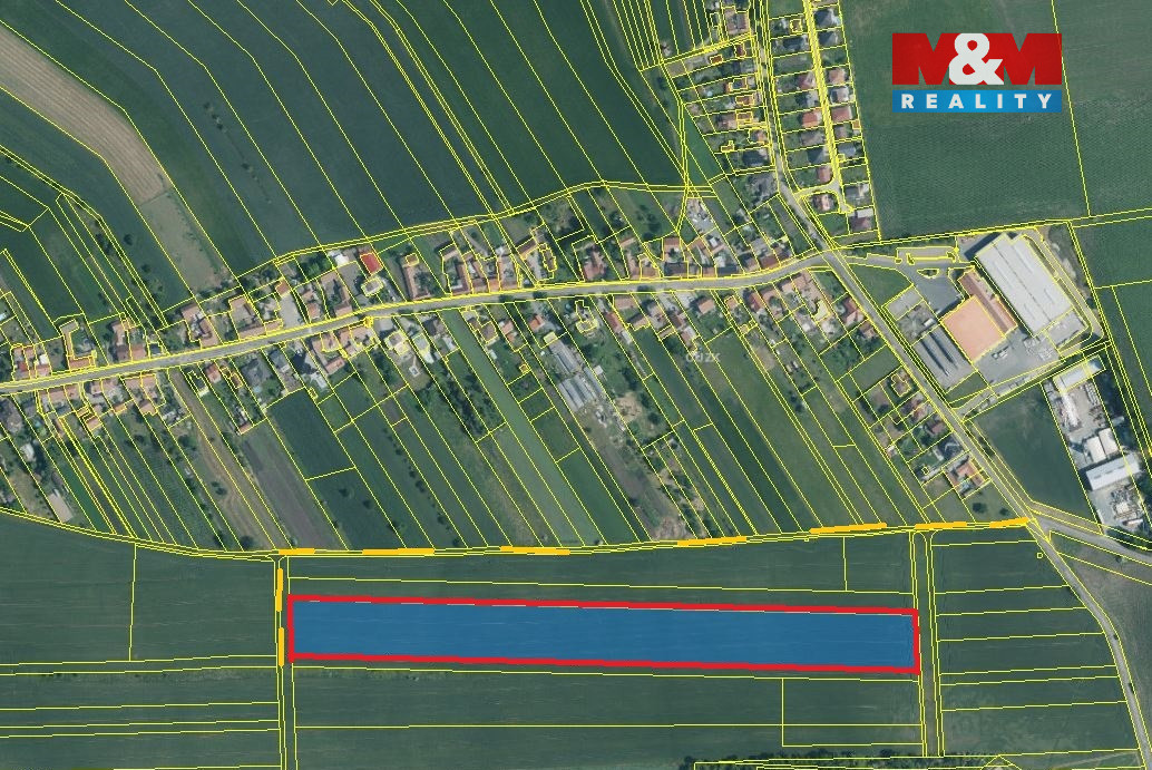 Prodej pole, 31465 m², Měnín - 2