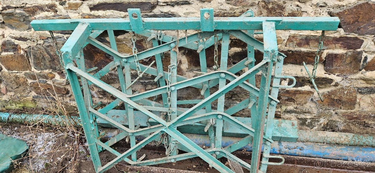 Brány + kypřič / radlice za malotraktor TK - 2