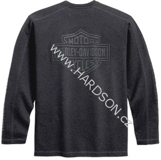 Pánská mikina Harley-Davidson gray skull - NOVÁ - 2