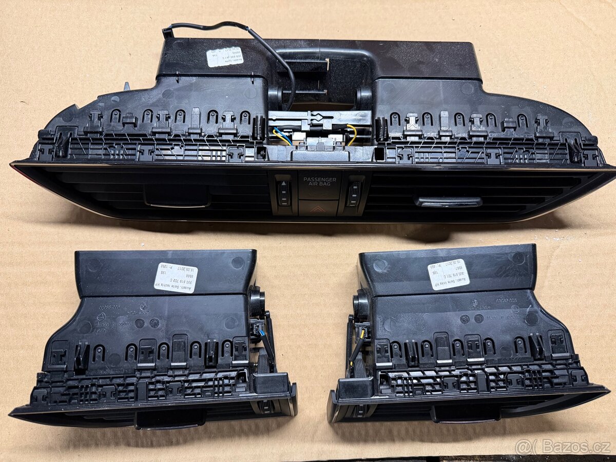 Škoda Superb 3 výdechy topení - 2