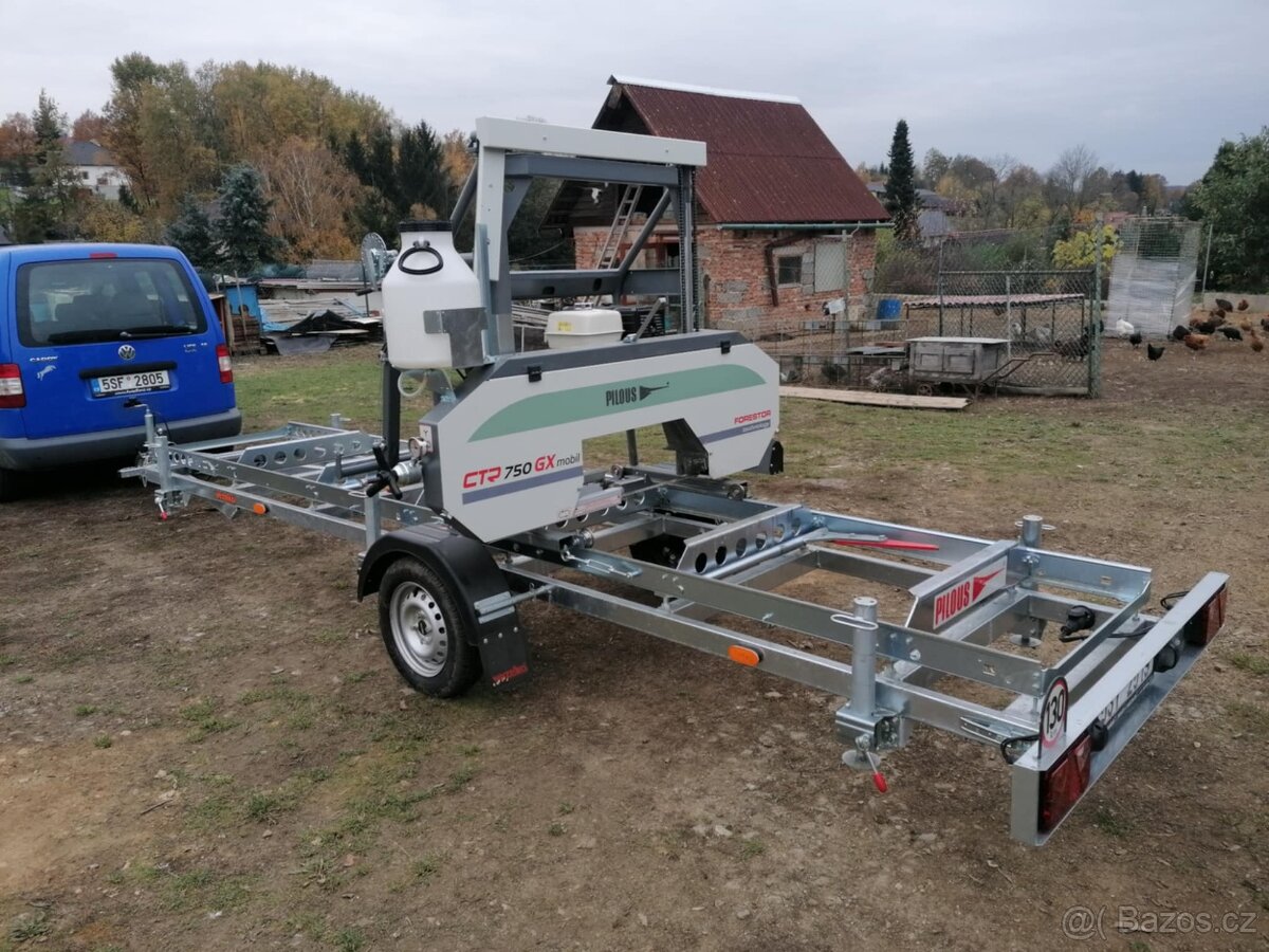 Mobilní benzinová pásová pila - 2