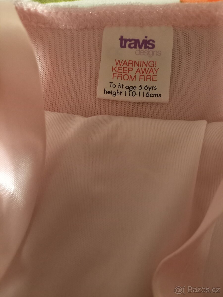 Dětské společenské šaty vel. 110-116cm - 2