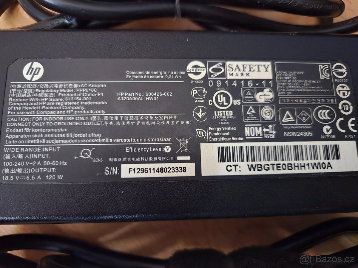 ZDROJ PRO NOTEBOOK HP - 2