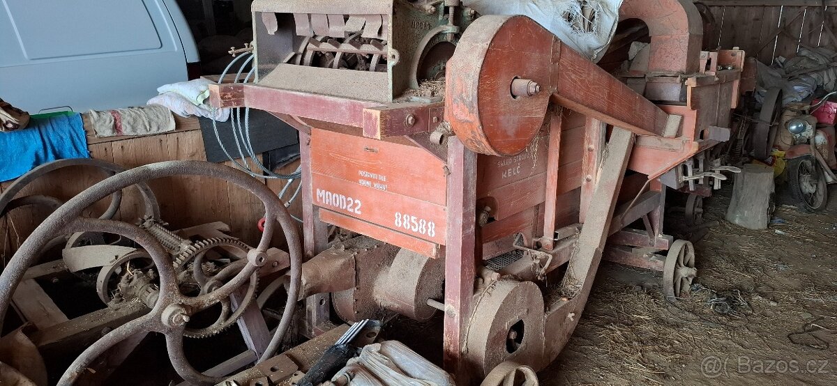 Stará mlátička, vázačka, sečkovice - 2