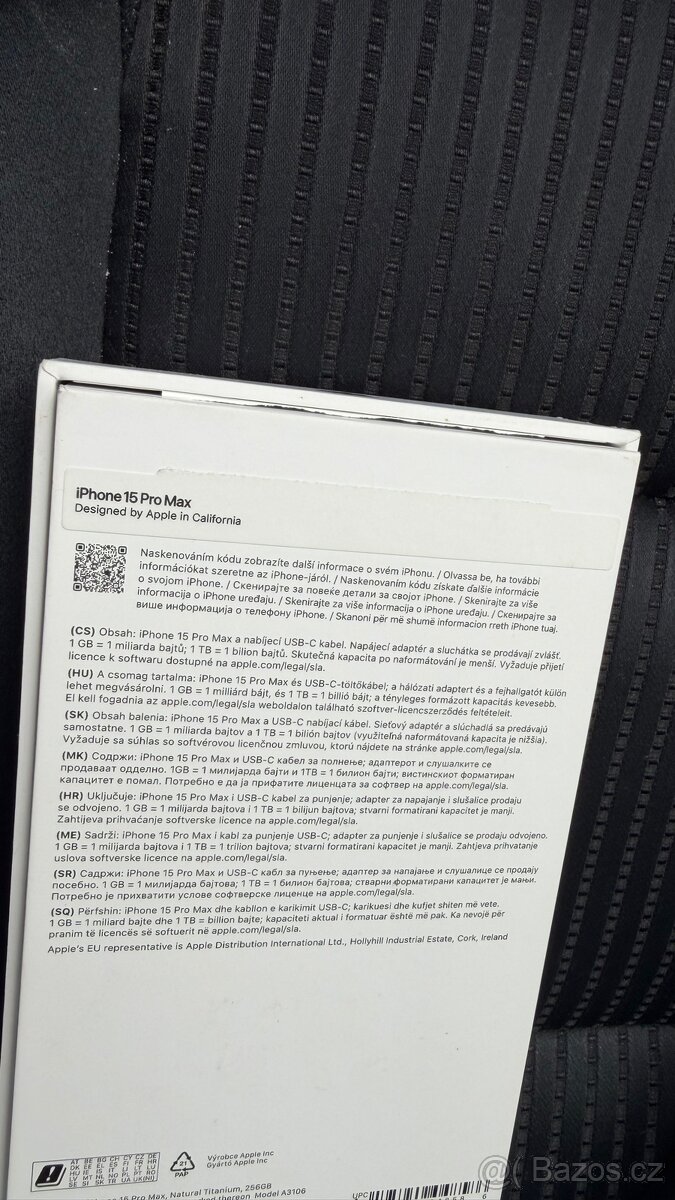 iPhone 15 Pro Max Originál krabička - 2