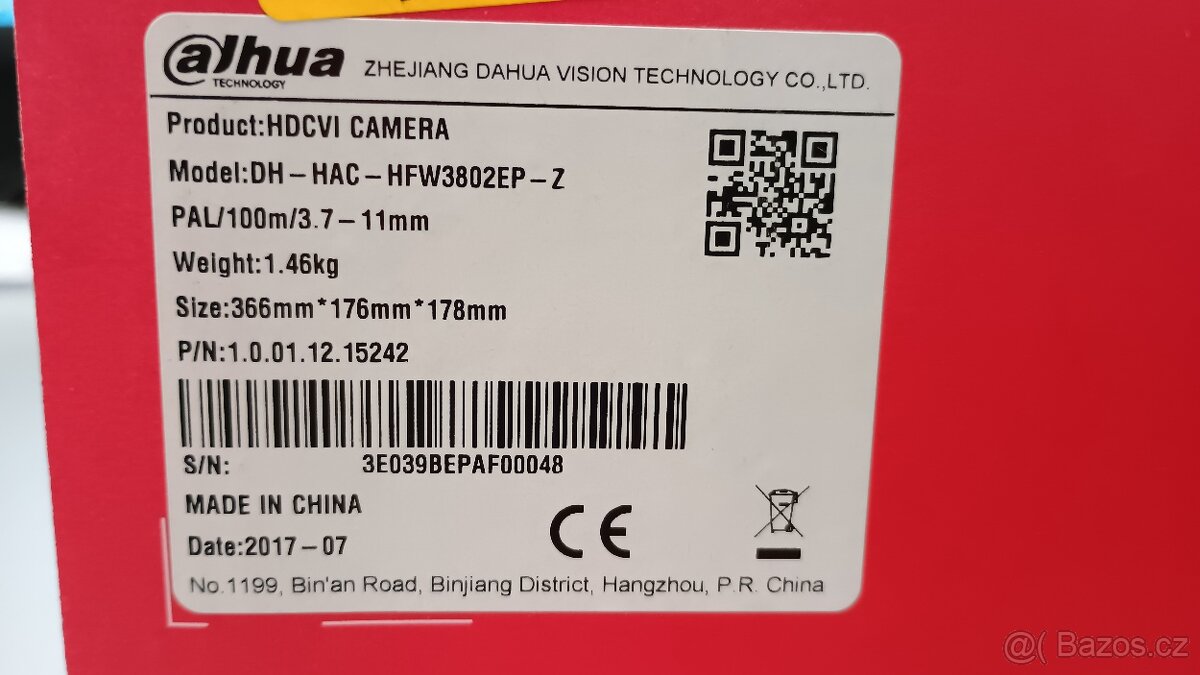 Bezpecnostni kamera HDCVI - 2