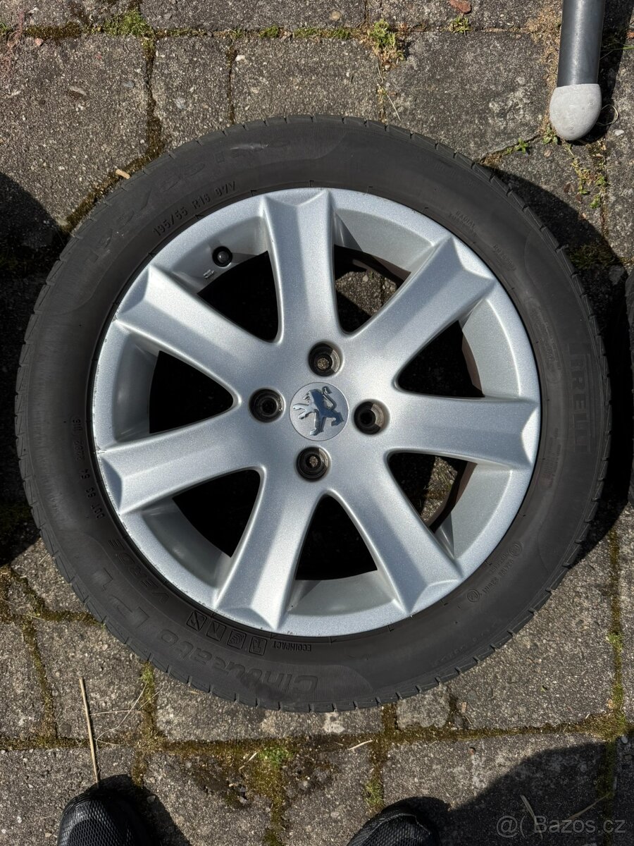 Originální ALU kola Peugeot 207 – 16" – sada 4 ks - 2