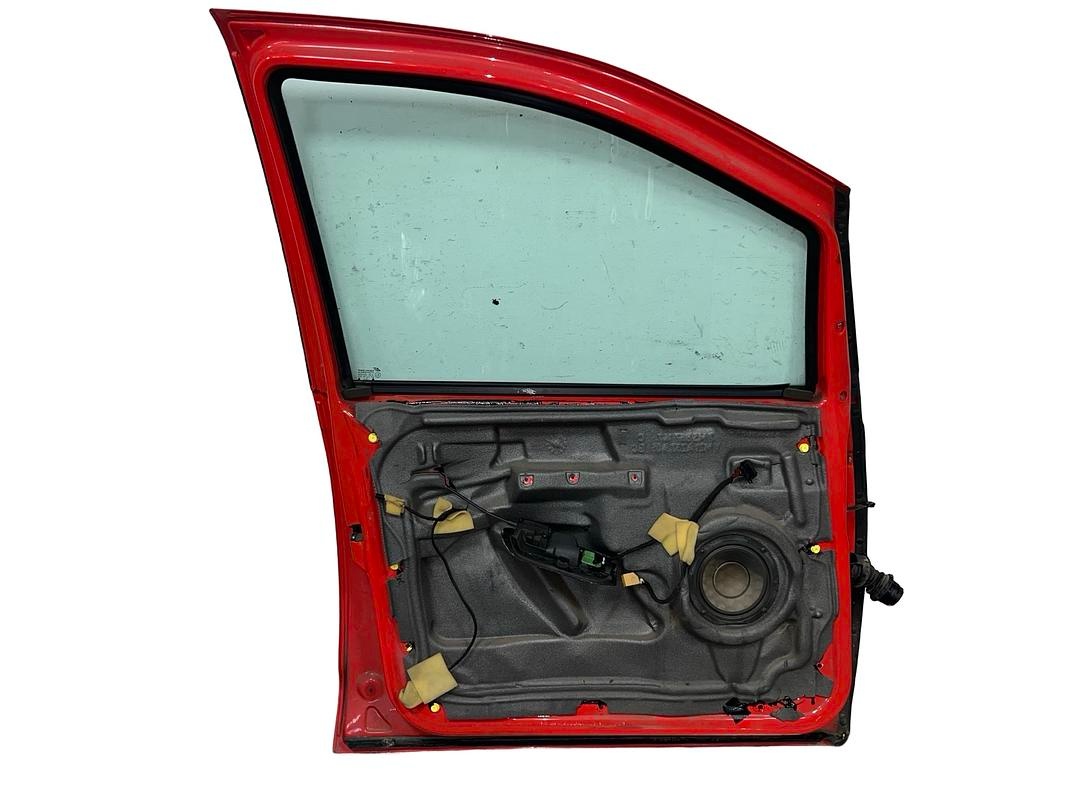 Levé přední dveře červená LY3D VW Sharan 7M r.v. 2007 - 2