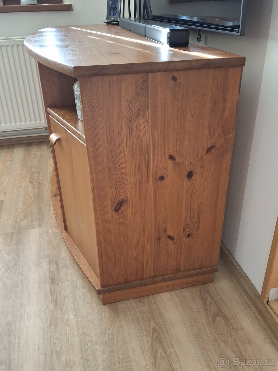 TV stolek a konferenční stůl z masívu - 2