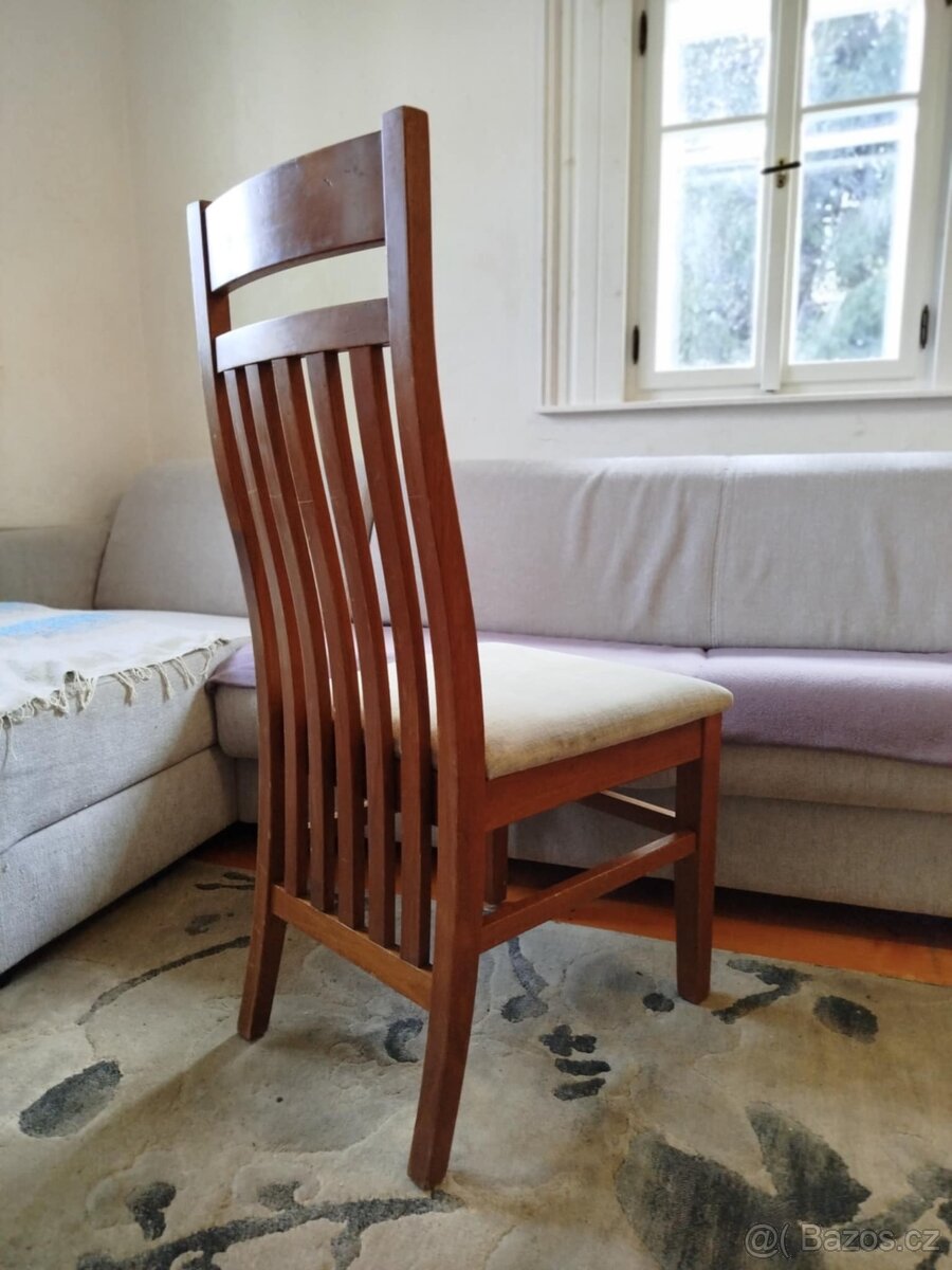 Jídelní židle, masivní dřevo - 2