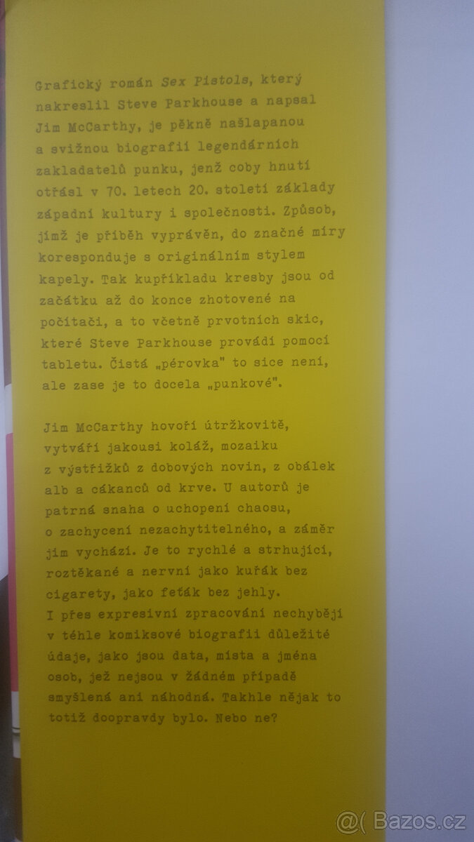 Sex Pistols - kreslený román - 2