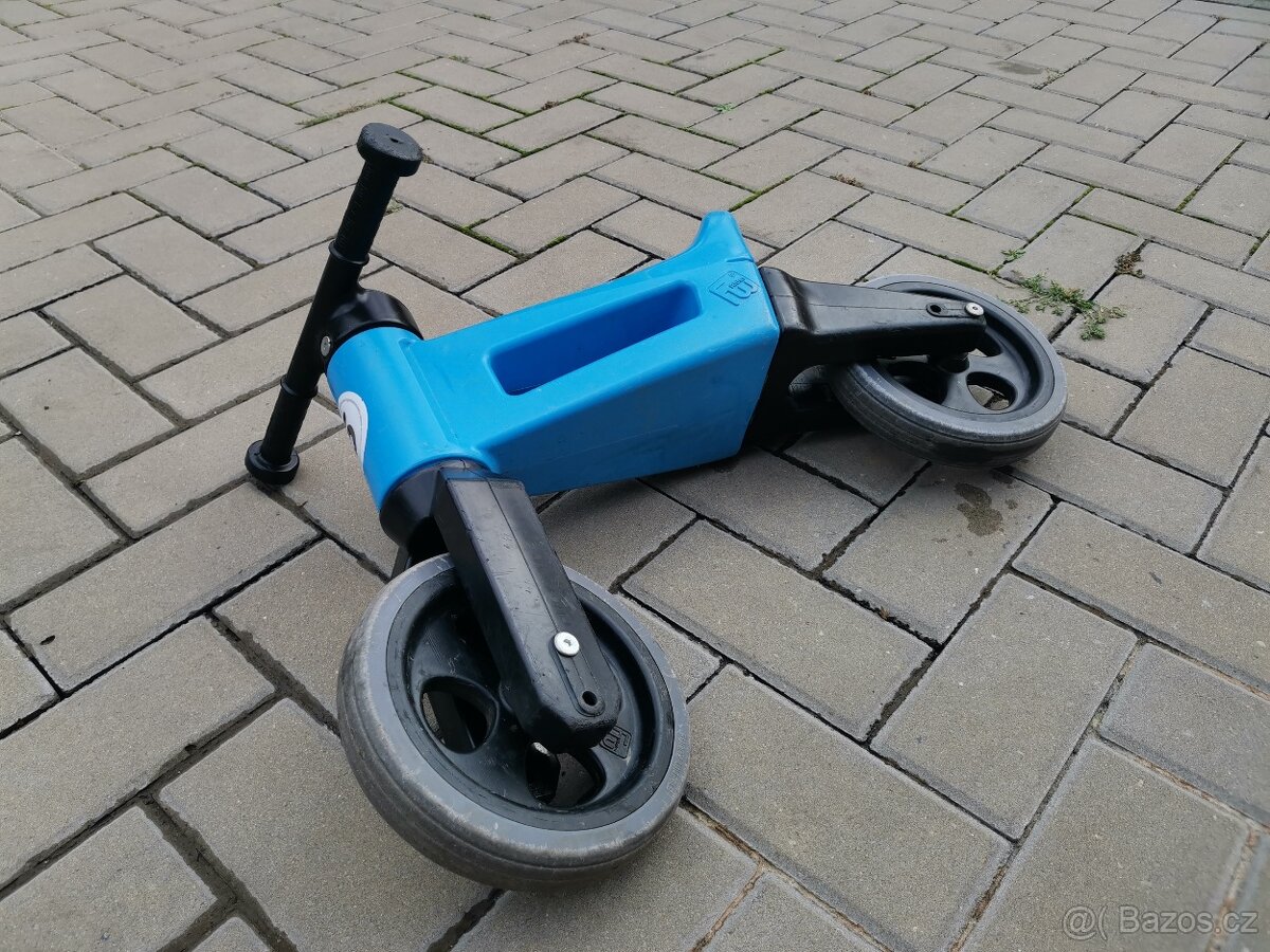 Odrážedlo FUNNY WHEELS Rider Sport modré 2v1 - 2