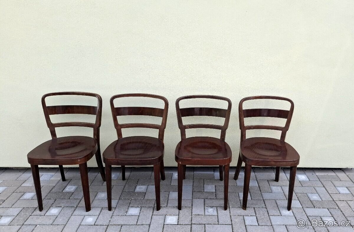 Celodřevěné židle TON 4ks - 2