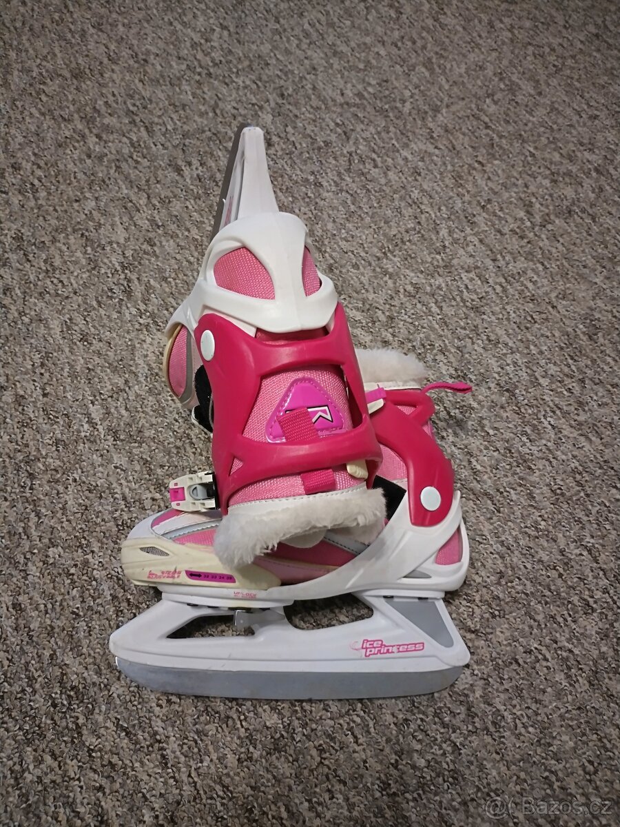 Zimní dívčí brusle na led vel. 32-35 - 2