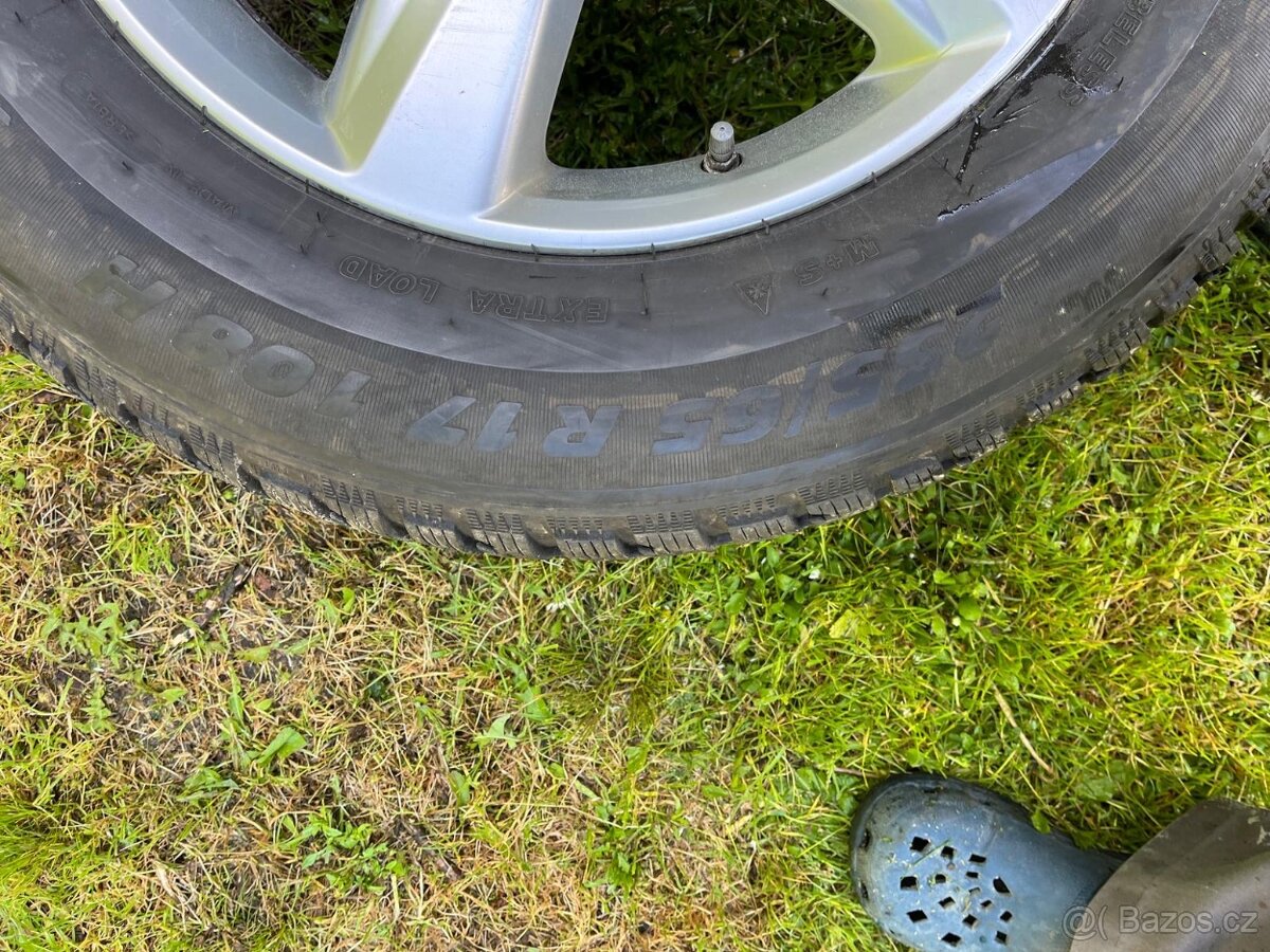 Disky original VW R17 ET50 zimní pneu 235/65 108H - 2