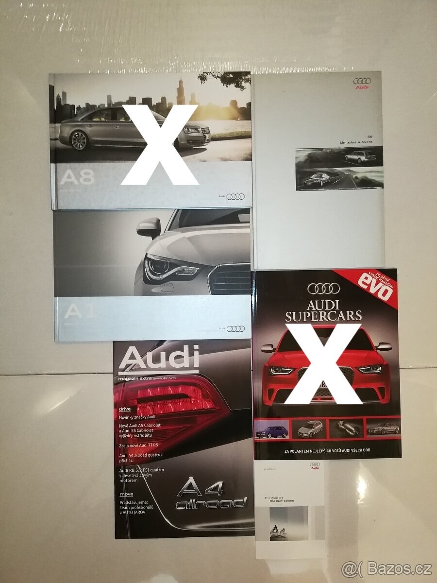 Raritní originální katalogy Audi - 2