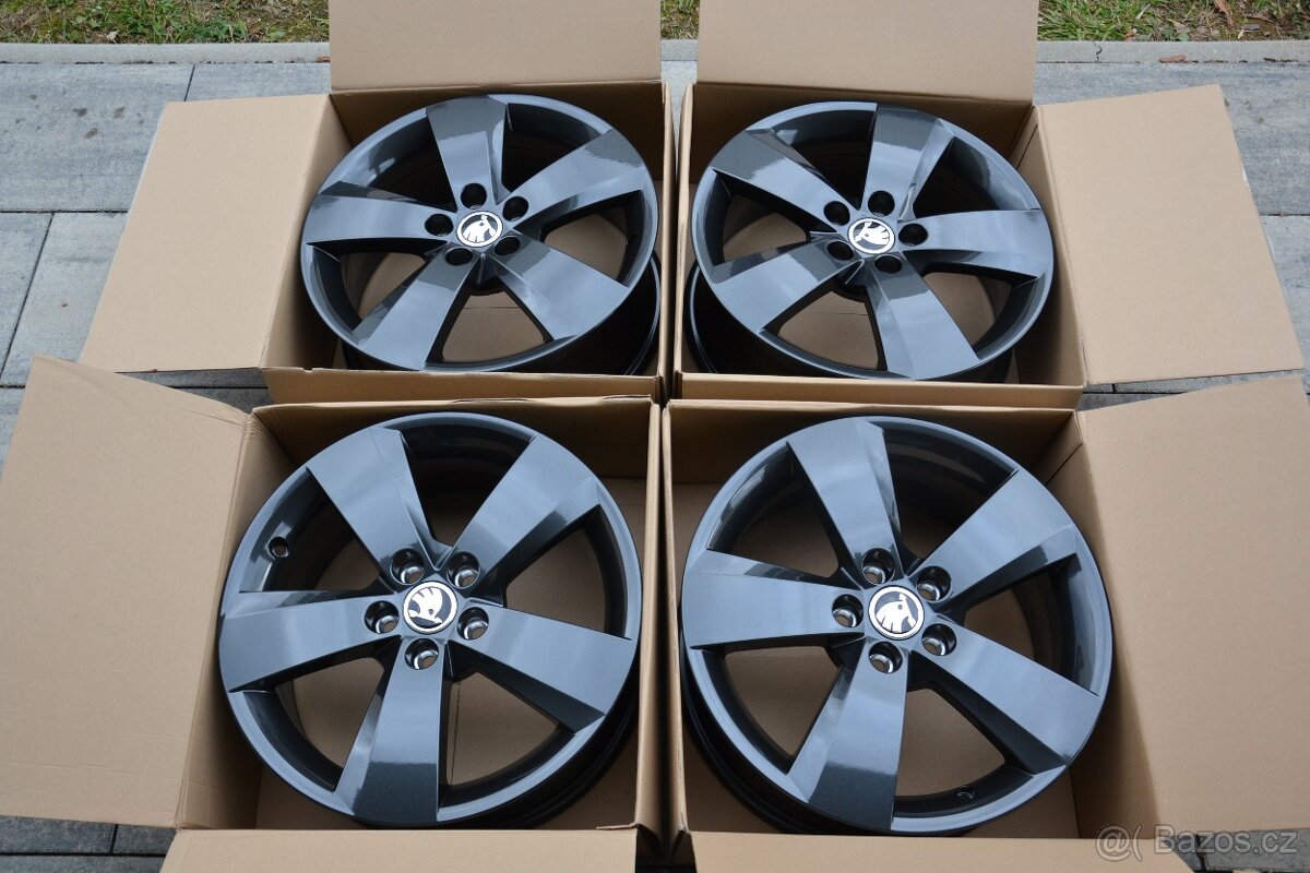 Škoda Kamiq/Scala,S.Arona– NOVÉ 16 originál Alu disky 6x16,E - 2
