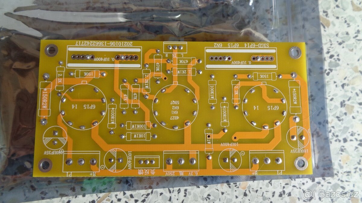 Lampový stereo zesilovač stavebnice - 2