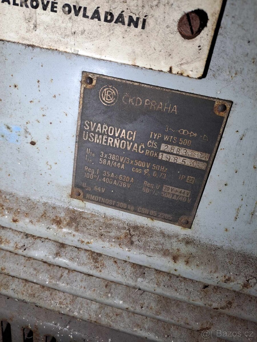 Svářečka ČKD 400V Praha - 2