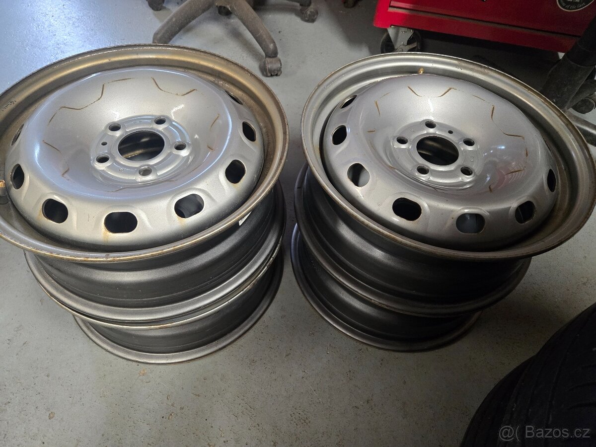 4x ráfek, disk 5x114.3 r16 Vivaro, trafic - 2