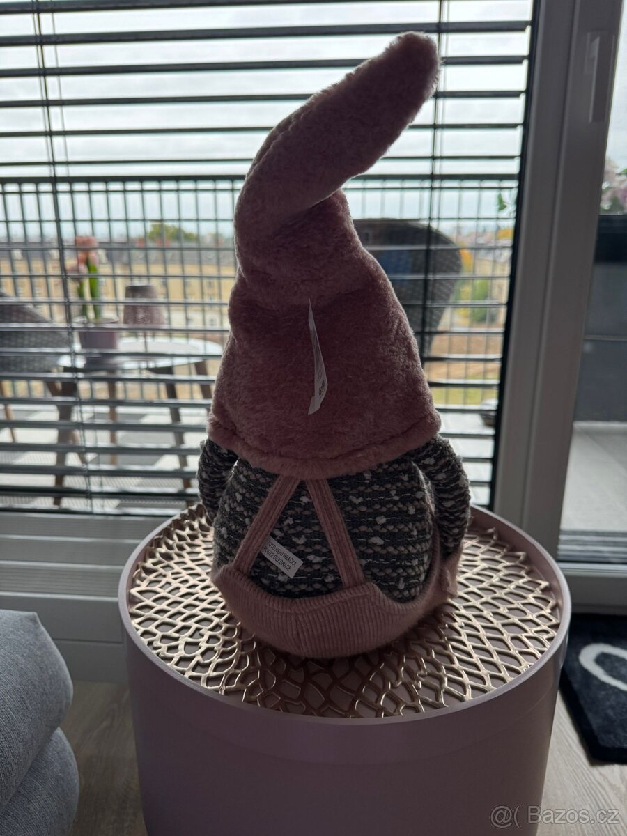 Dekorativní vánoční skřítek růžový - 2