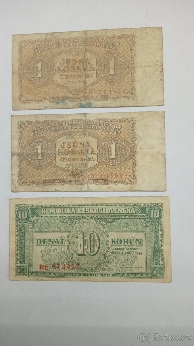 Staré bankovky - 2