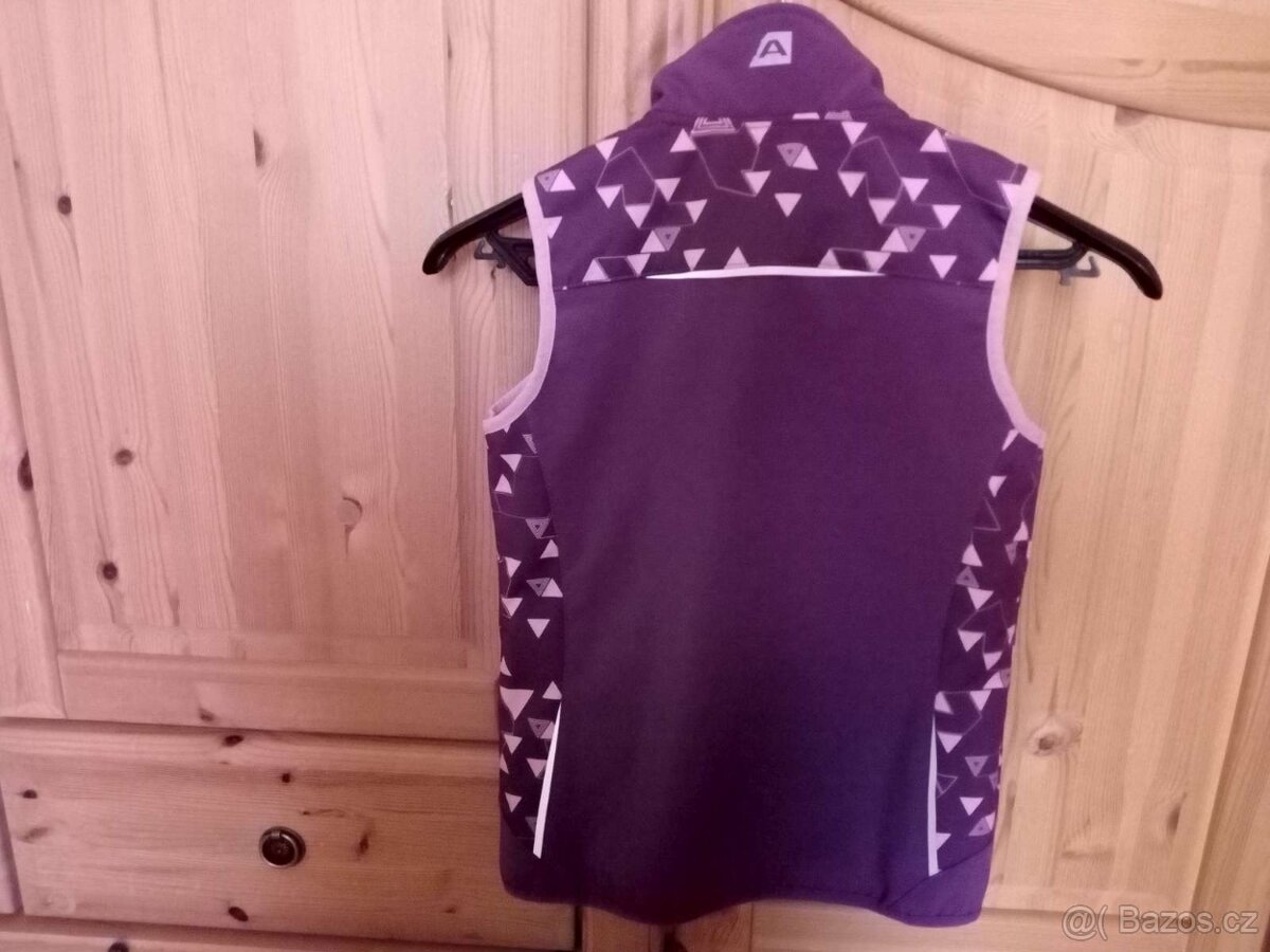 Dívčí softshellová vesta ALPINE PRO, vel. 140/146 - 2