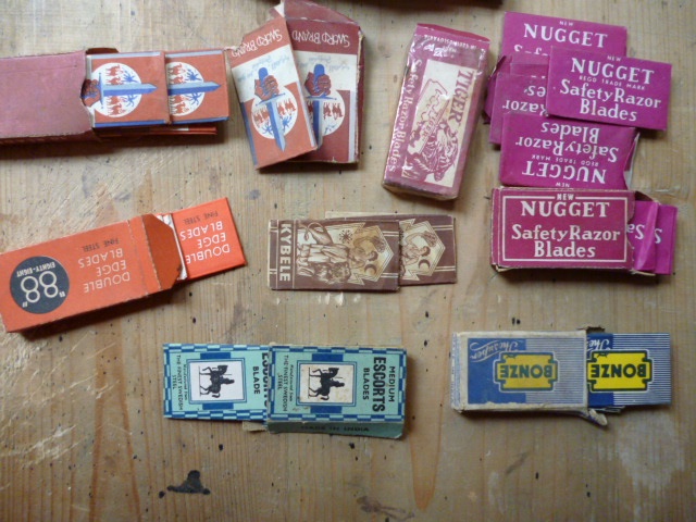 Žiletky - obaly - 2